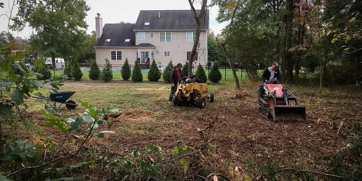 Charlie George Landscaping at work